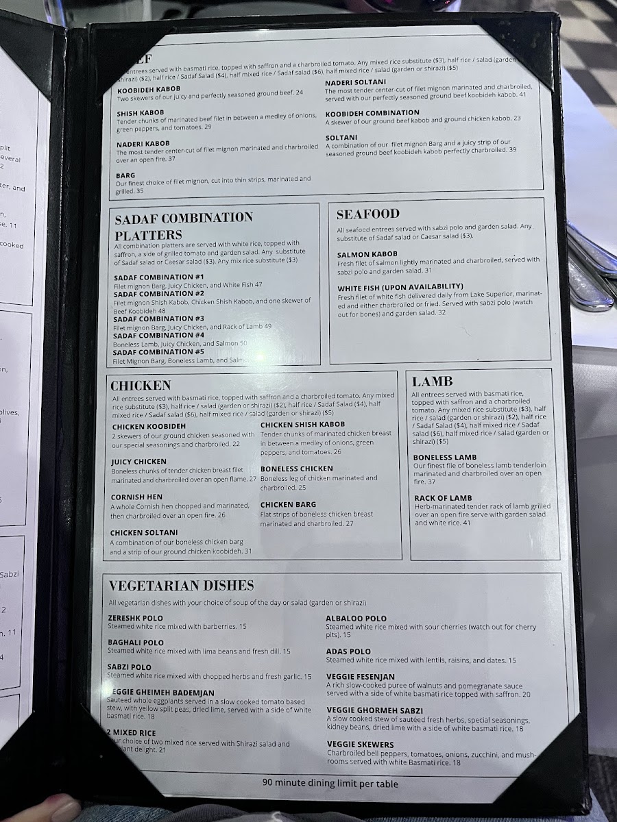 Menu Sadaf Restaurant-10